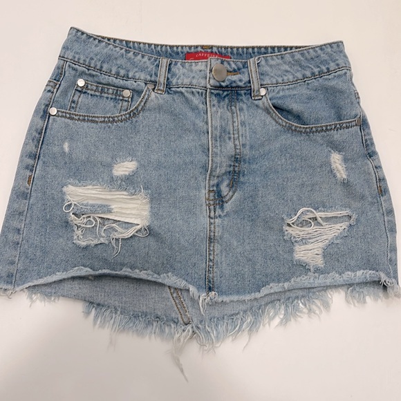 Caffeine Women’s Denim Skirt size Small - Picture 2 of 6